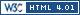 HTML 4.01 HTML 4.01